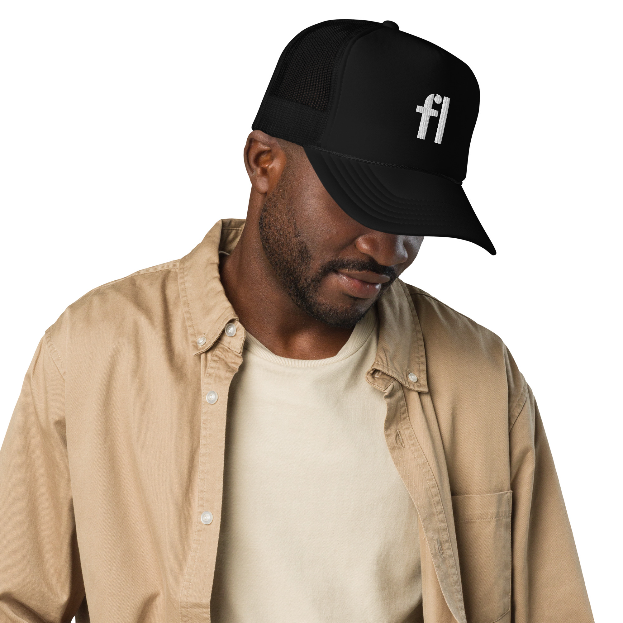FL Foam Trucker Hat (Black) - Image 4