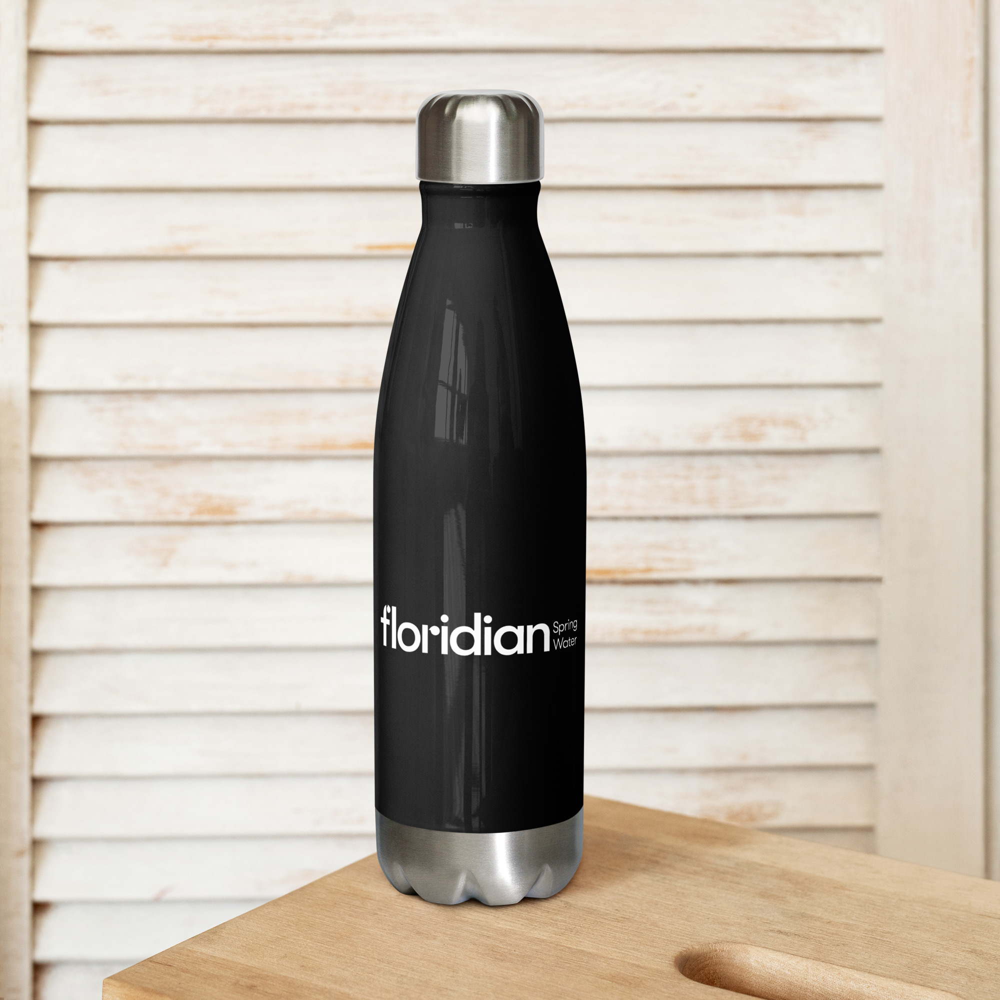 Stainless Steel Water Bottle (Black) - Image 4